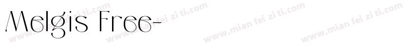 Melgis Free字体转换